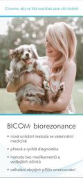 Leták BICOM biorezonance veterina - český text 